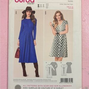 BN UNCUT BURDA 6562 DRESS SEWING PATTERN